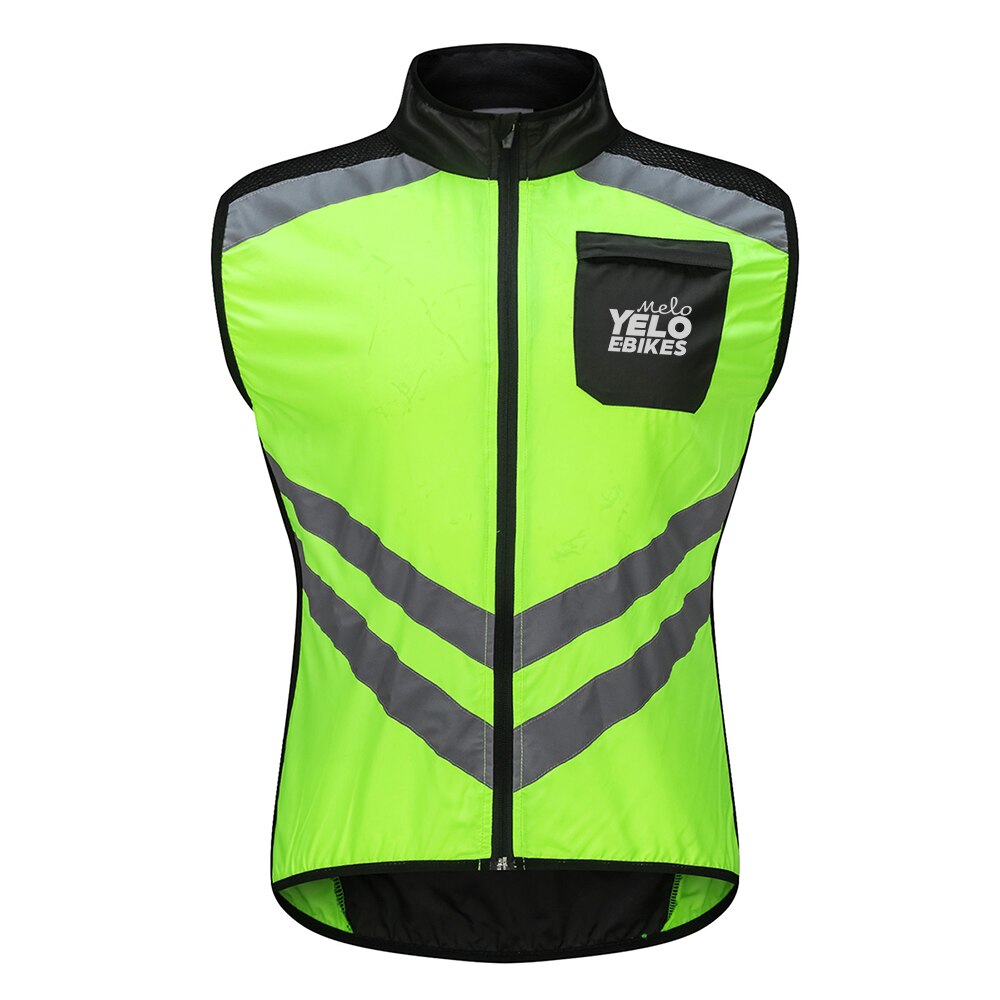 High-viz sleeveless vest