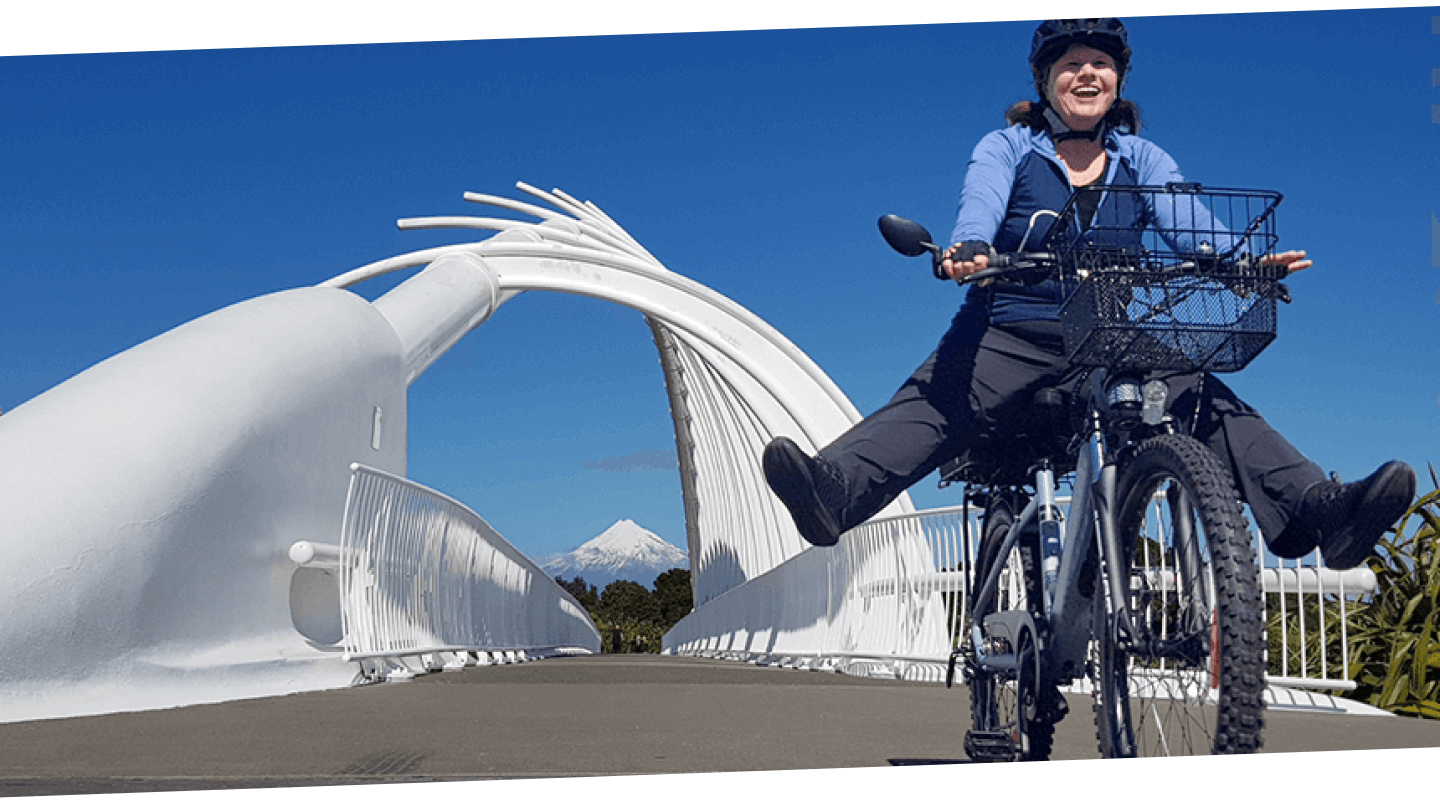 Women Enjoying Riding e-Bike